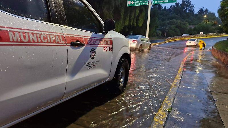 Lluvias en Guanajuato